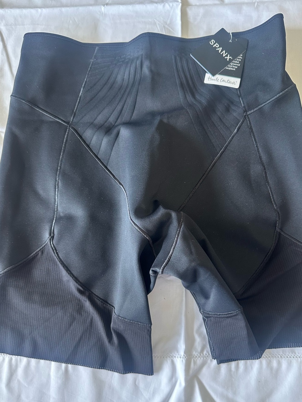SPANX Black High-Waist Sculpting Shorts